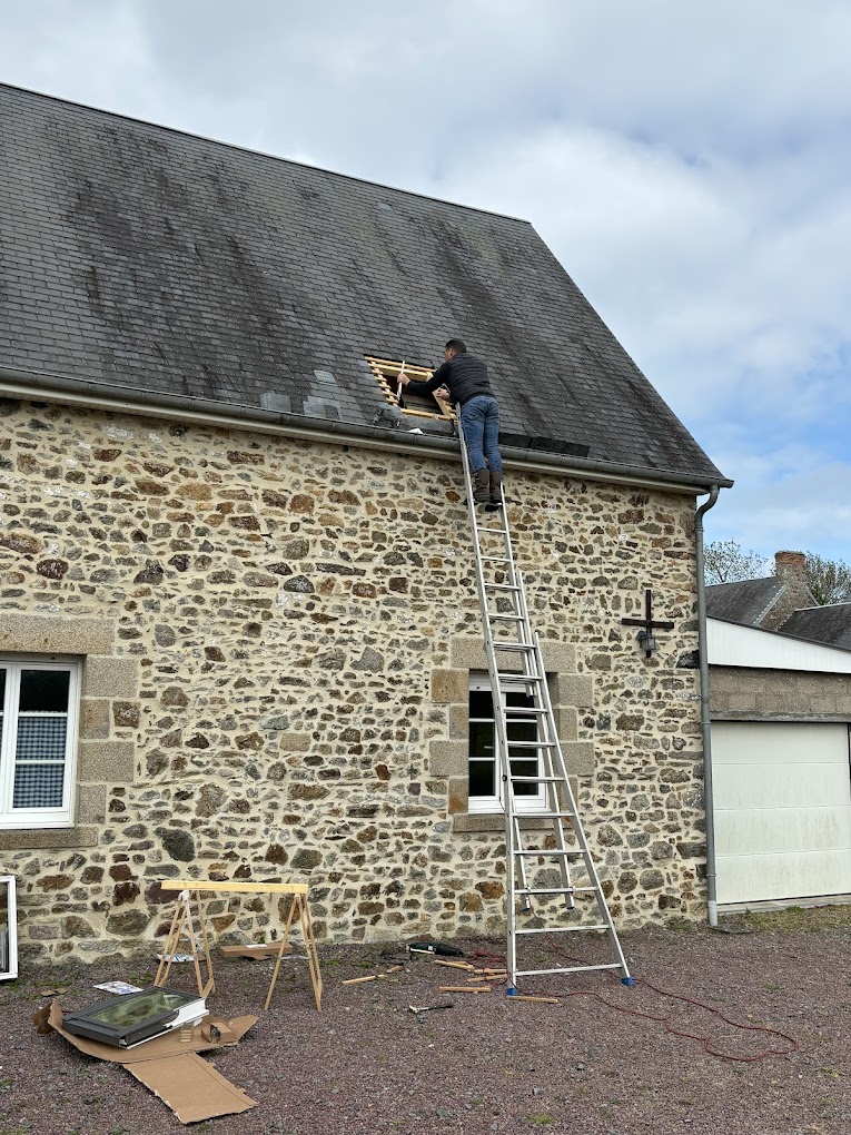 pose fenêtre de toit